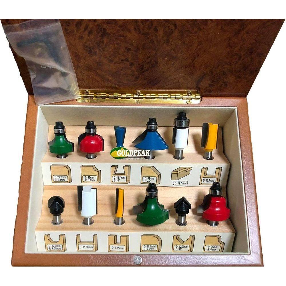 Makita Router Bit Set (A-91051) 12pcs - Goldpeak Tools PH Makita Makita Router Bit Set (A-91051) 12pcs - Goldpeak Tools PH Makita
